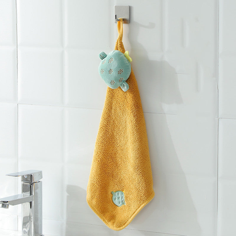 Hanging Cartoon Absorbent Hand Towel