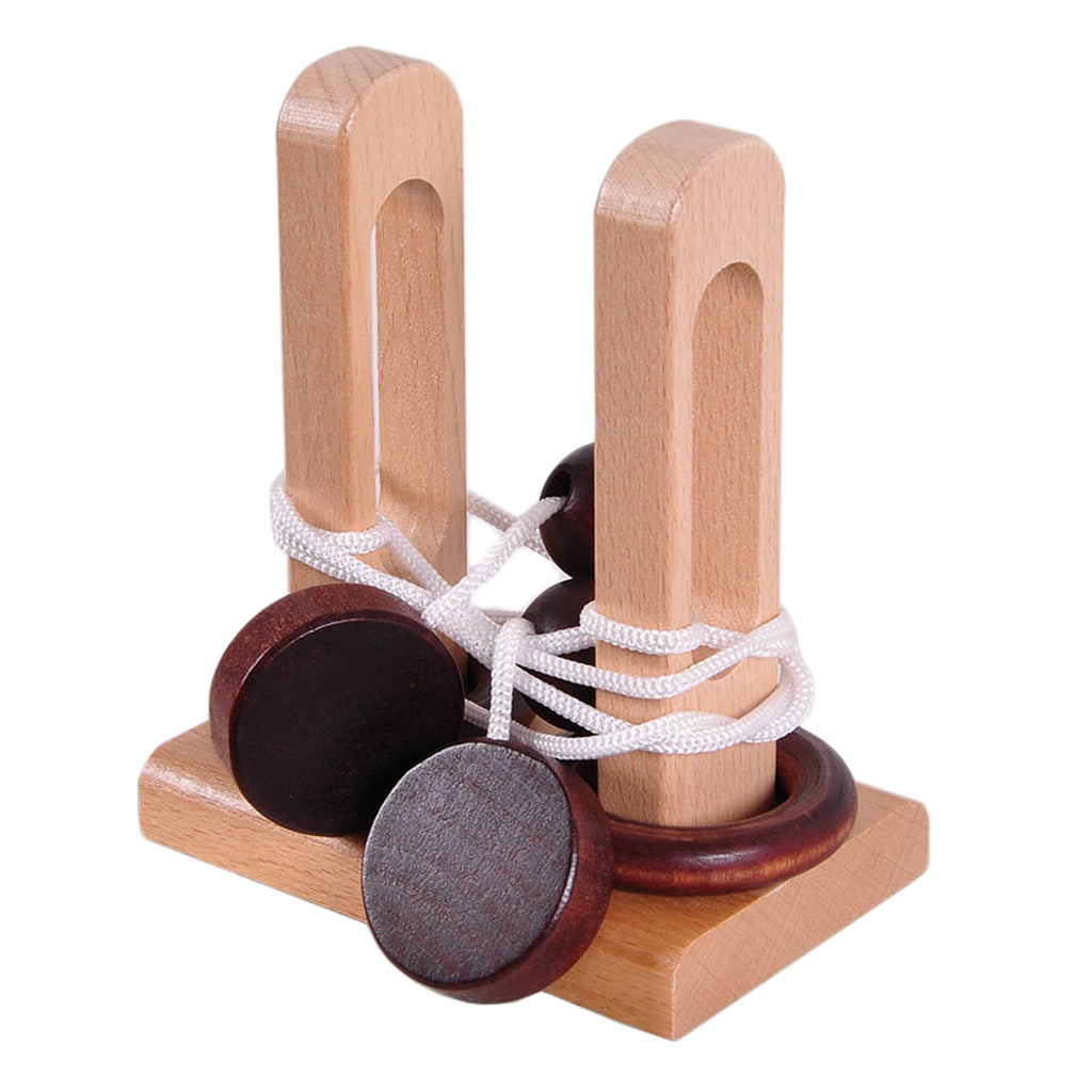Classical Wooden Rope Puzzle Toy
