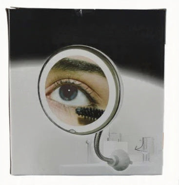 10X LED Makeup Mirror with Gooseneck