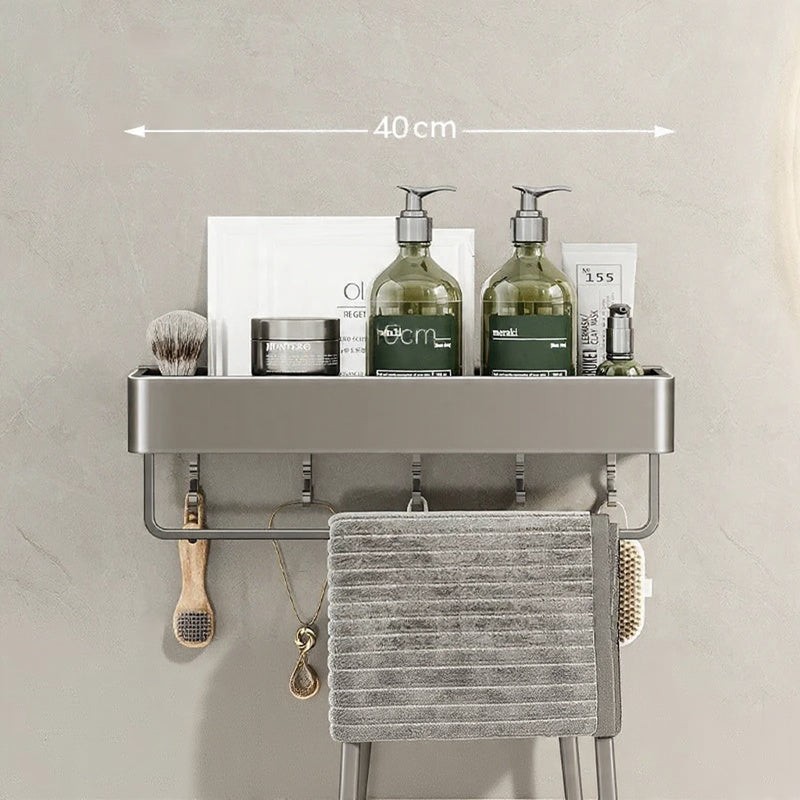 Punch-Free Wall Storage Rack