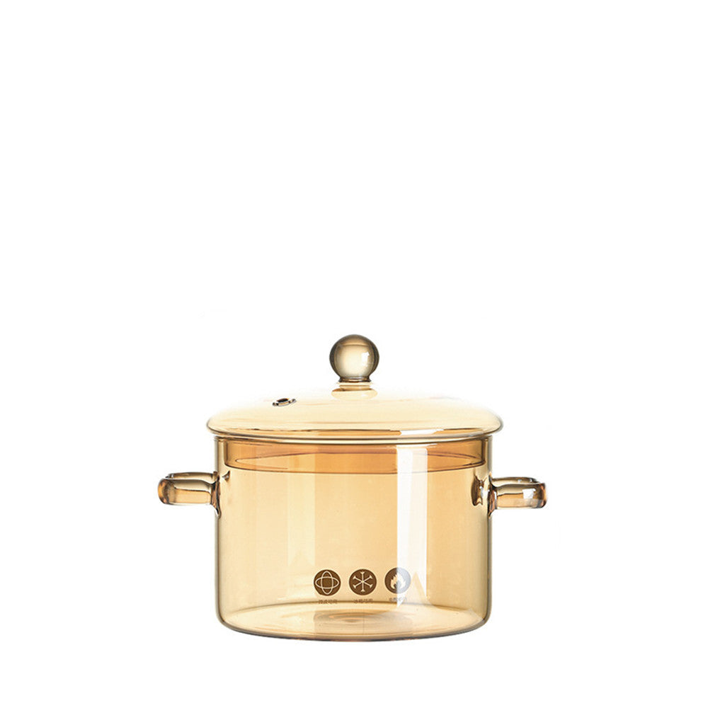 High-Temperature Borosilicate Glass Casserole