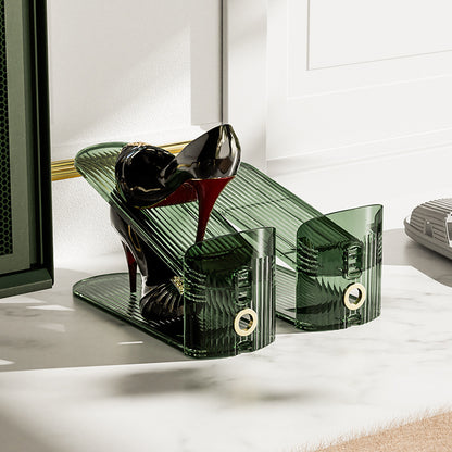 Transparent Luxury Shoe Storage Rack