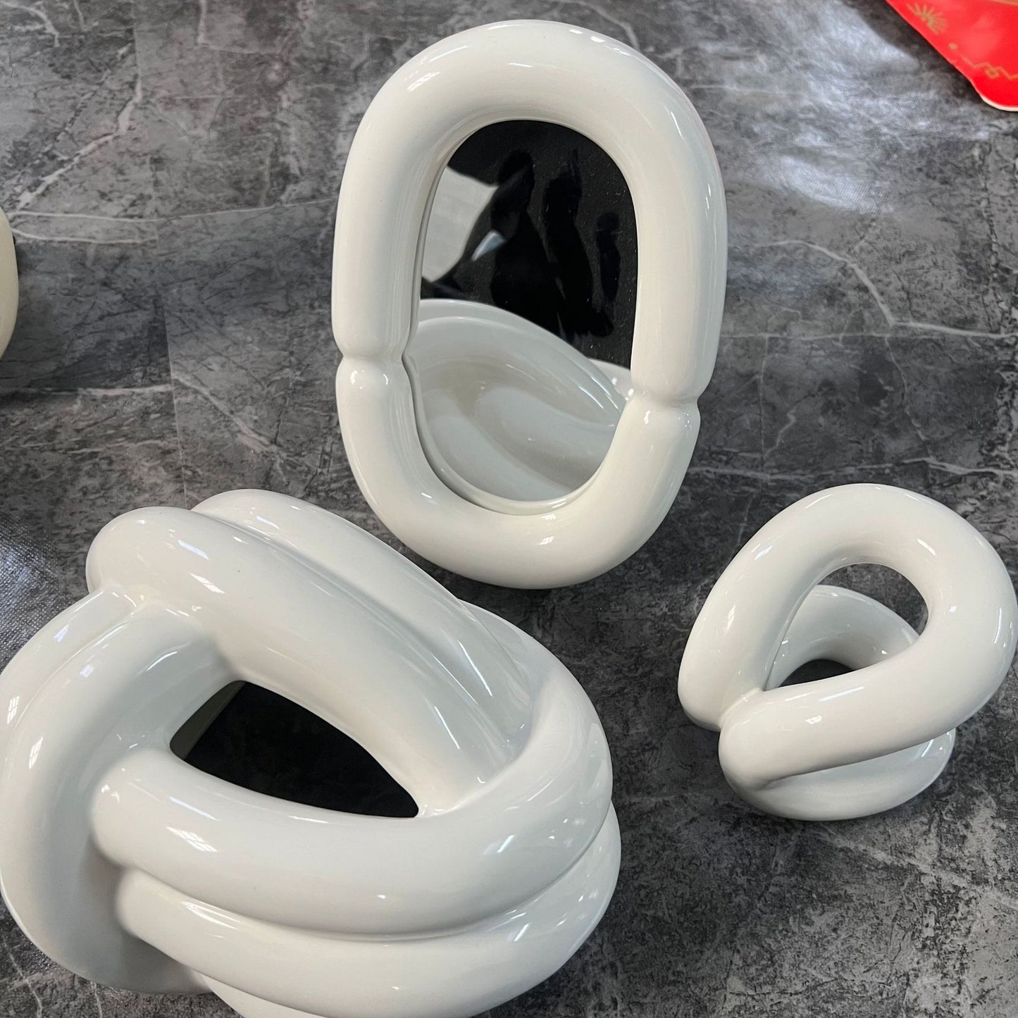 Wool Ball Ceramic Tissue Box