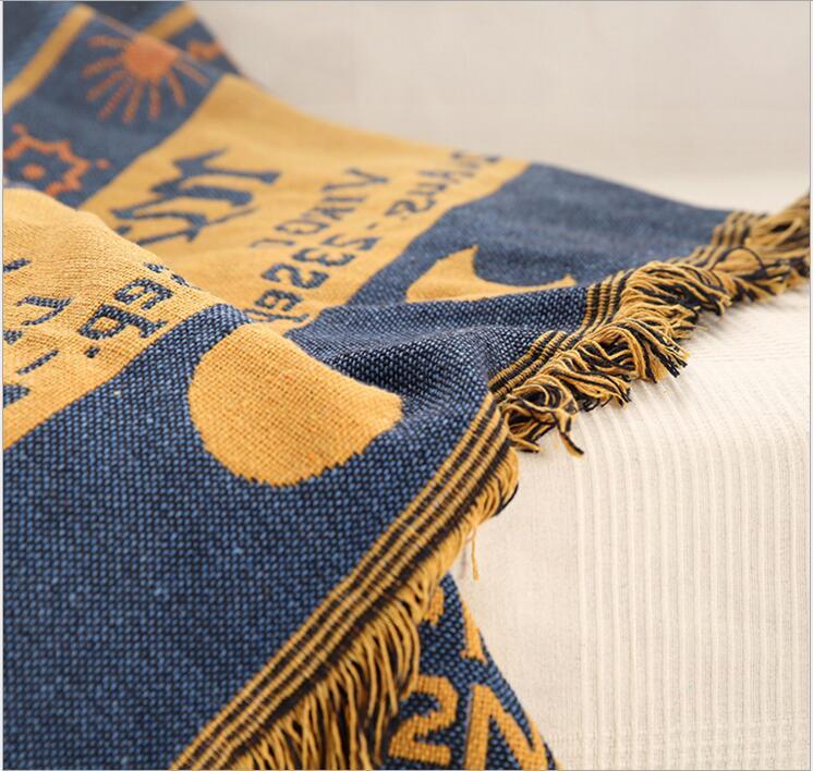 GeoWeave Multi-Use Cotton Sofa Throw