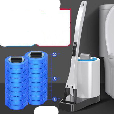 Disposable Toilet Cleaning Brush Set