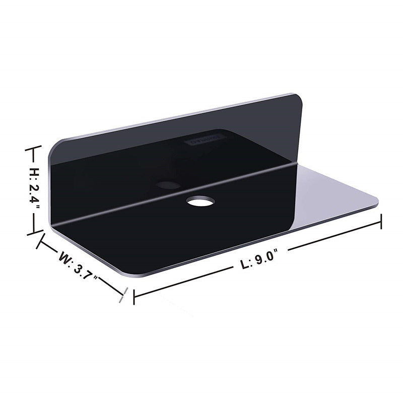 3-Piece Acrylic Floating Wall Shelf Set