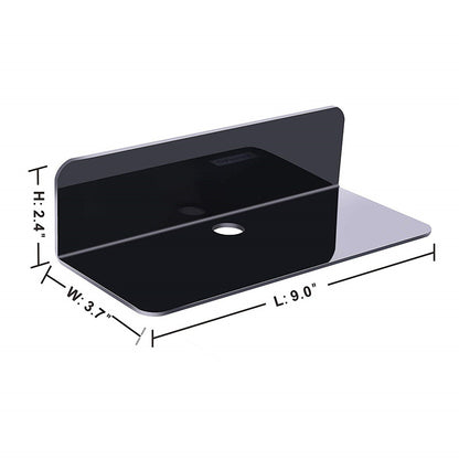 3-Piece Acrylic Floating Wall Shelf Set