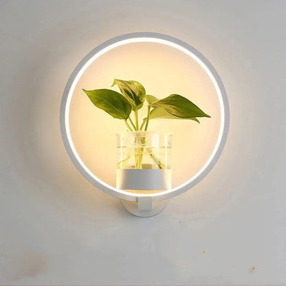 LED Wall Lamp with Plant Holder