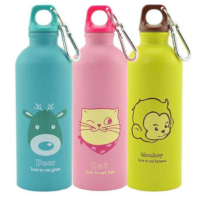 Kids Cartoon Stainless Steel Water Bottle (500ml)