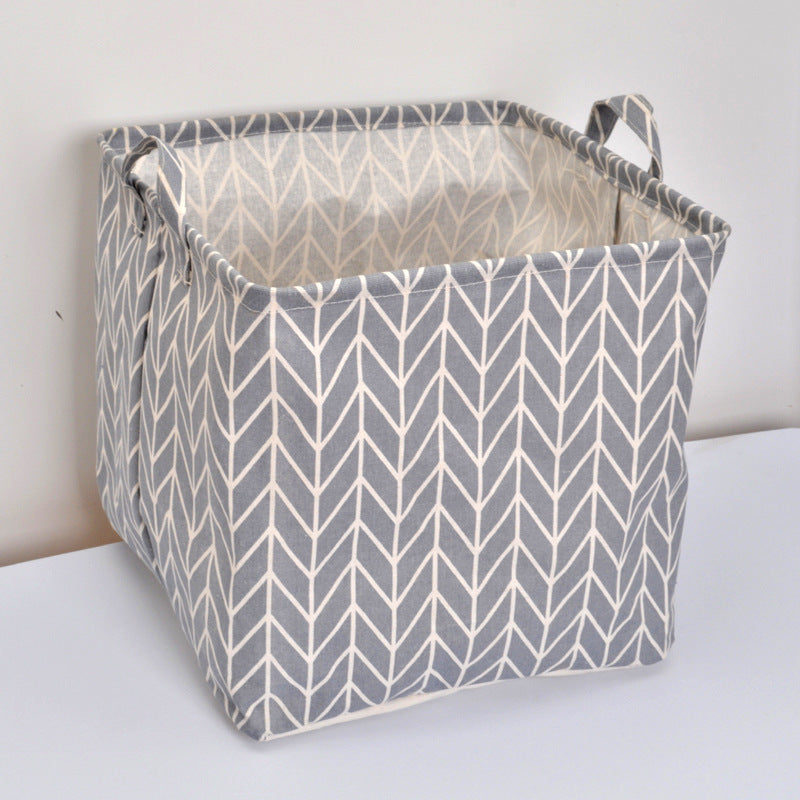 Foldable Cotton & Linen Clothes Storage Box