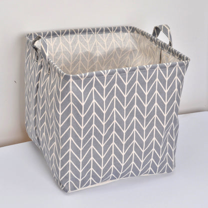 Foldable Cotton & Linen Clothes Storage Box