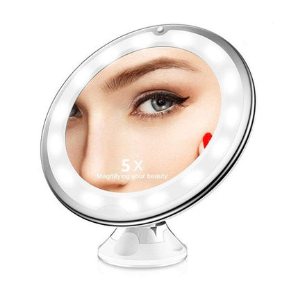 10X LED Makeup Mirror with Gooseneck