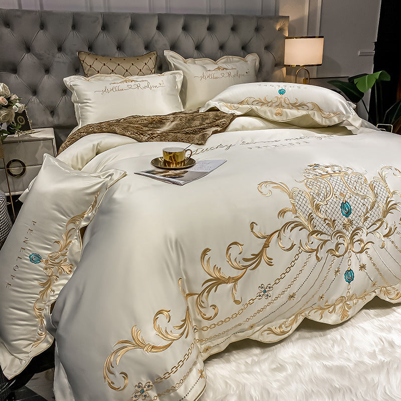 IceSilk Elegance 4-Piece Bedding Set