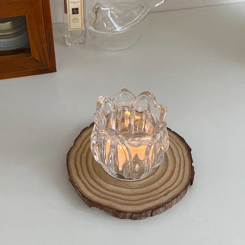 Tulip Glass Candle Holder