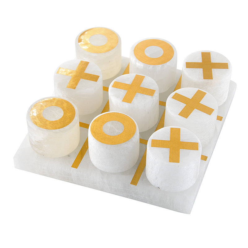 Marble Chessboard Decor