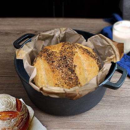Cast Iron Dual-Purpose Bread and Stew Pot