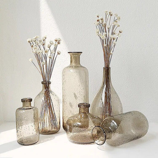Bubble Glass Vase Decor