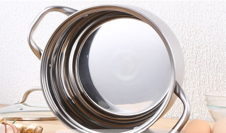 304 Stainless Steel Double-Bottom Soup Pot