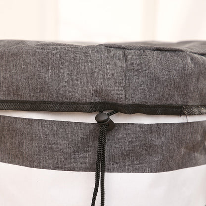 Kids Striped Toy Storage Bucket Bag