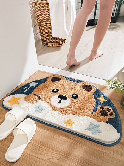 Japanese Cartoon Absorbent Floor Mat