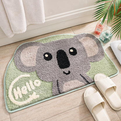 Japanese Cartoon Absorbent Floor Mat