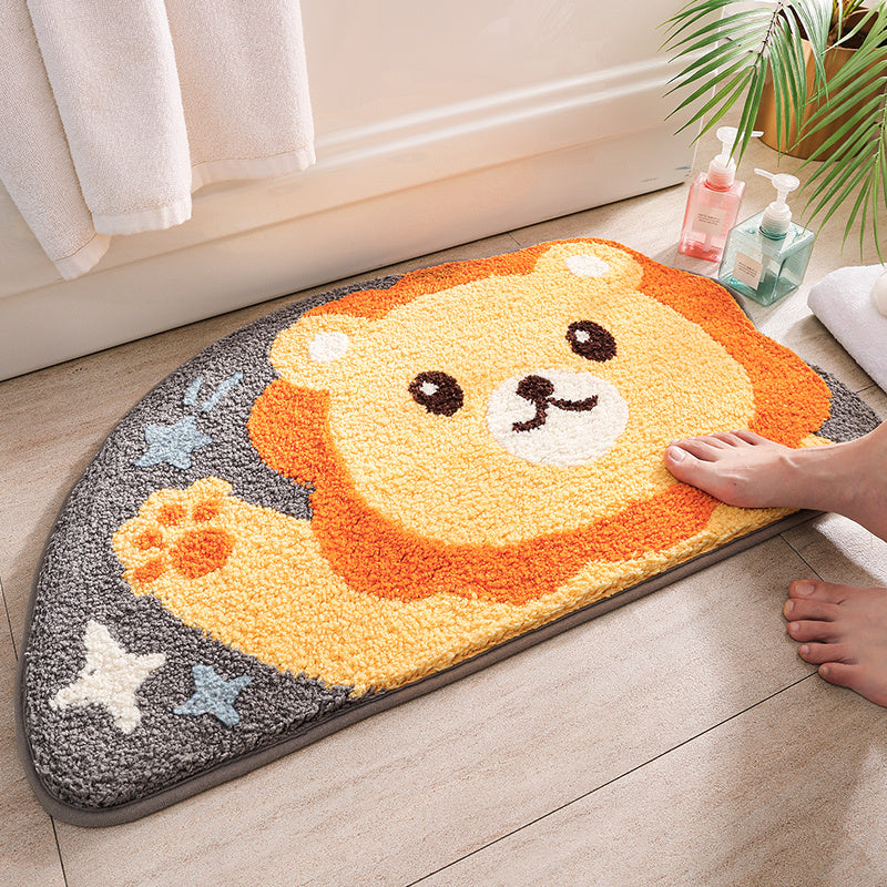 Japanese Cartoon Absorbent Floor Mat