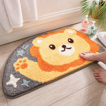 Japanese Cartoon Absorbent Floor Mat