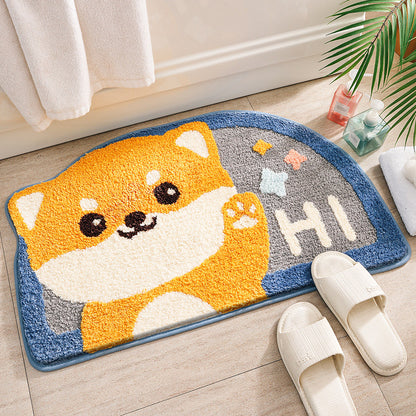 Japanese Cartoon Absorbent Floor Mat