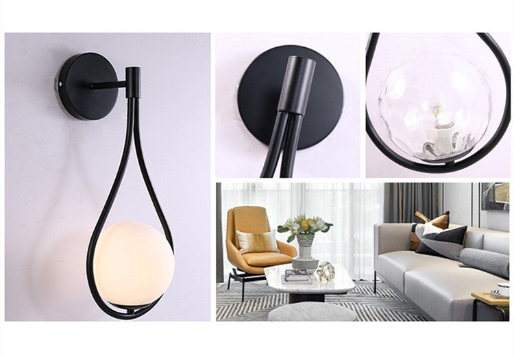 Nordic Glass Wall Lamp
