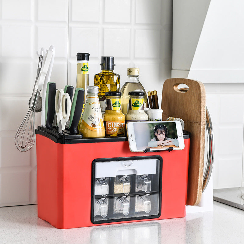 Multifunctional Kitchen Storage & Knife Rack