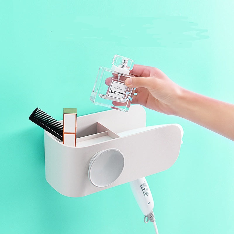 Wall-Mounted Bathroom Organizer Rack