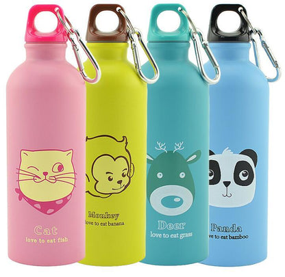 Kids Cartoon Stainless Steel Water Bottle (500ml)