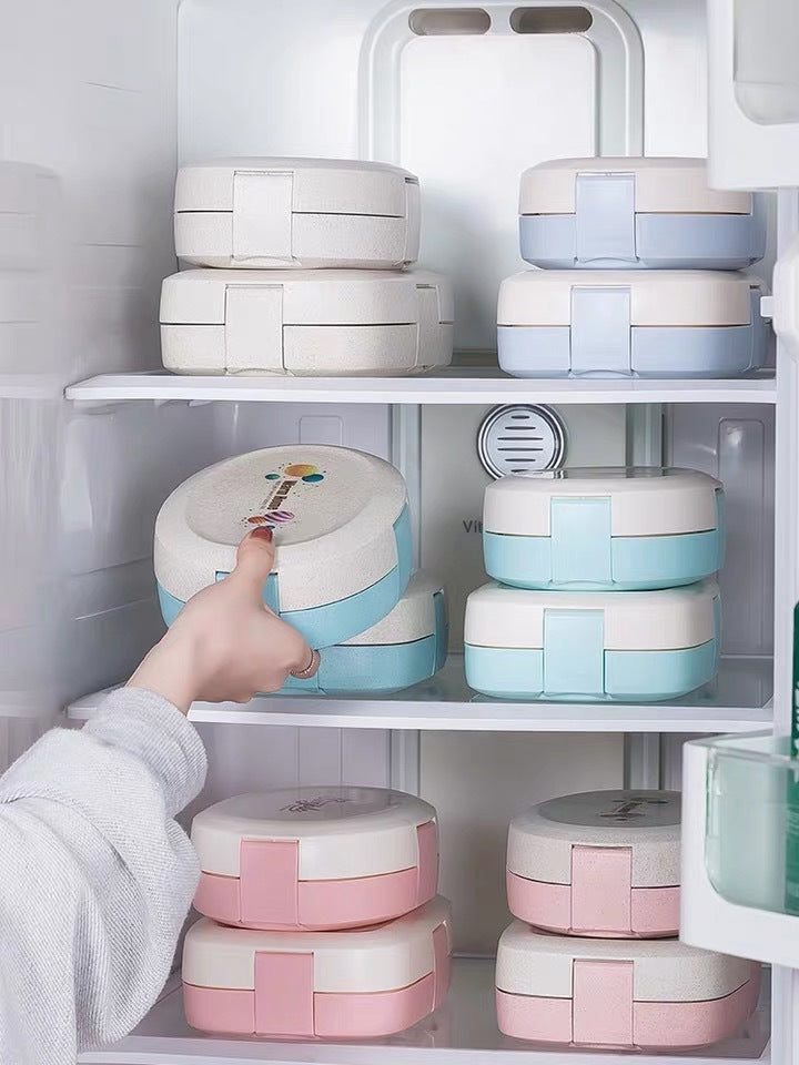 Wheat Fiber Compartment Lunch Box