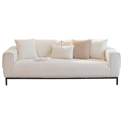 HoneySoft Plush Non-Slip Sofa Cover