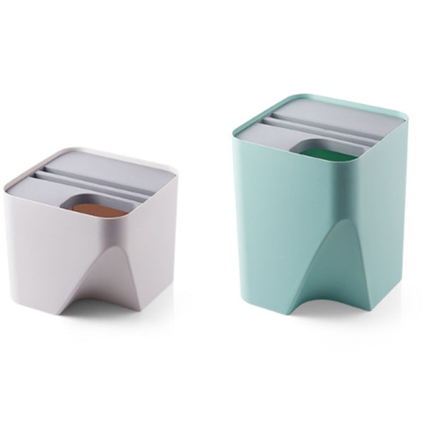 Stacked Kitchen Recycling Trash Bin