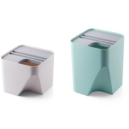 Stacked Kitchen Recycling Trash Bin