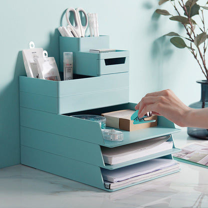 Desk File & Storage Organizer Box