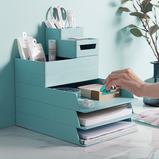 Desk File & Storage Organizer Box