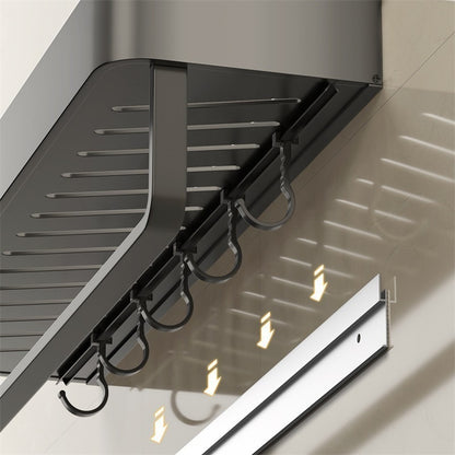 Punch-Free Wall Storage Rack