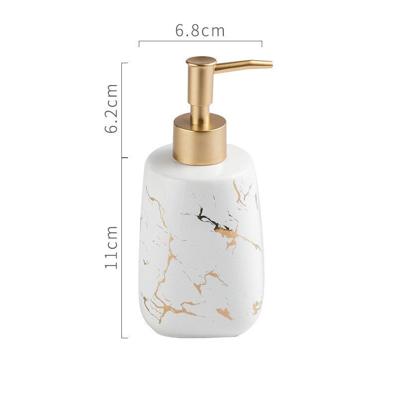 Ceramic Marble Bathroom Wash Set