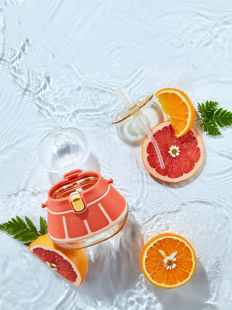Cute Baby Cup with Straw (260ml)