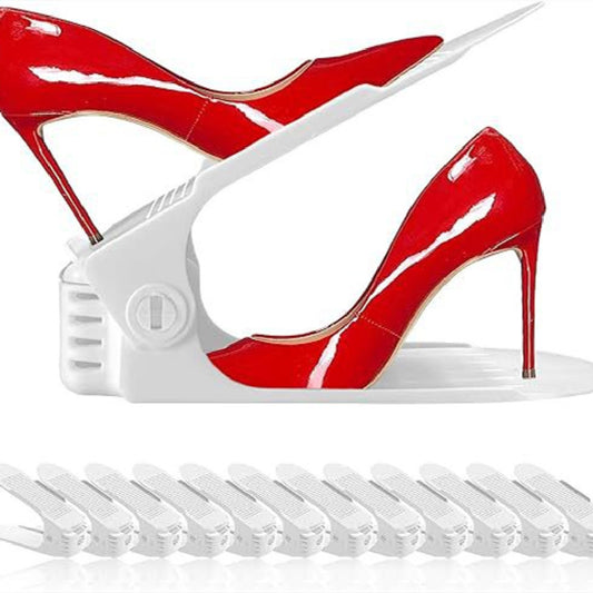 Adjustable Double-Layer Shoe Rack