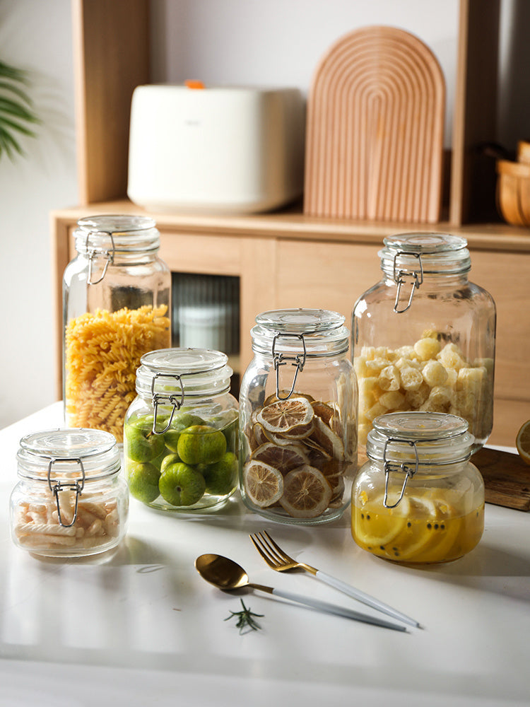 CrystalLock Glass Storage Jar