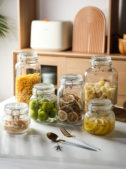 CrystalLock Glass Storage Jar