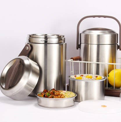 Three-Layer Stainless Steel Lunch Box