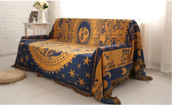 GeoWeave Multi-Use Cotton Sofa Throw