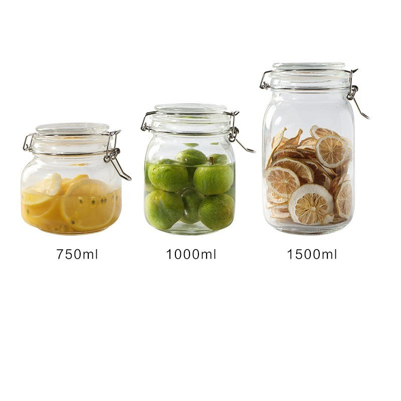 CrystalLock Glass Storage Jar