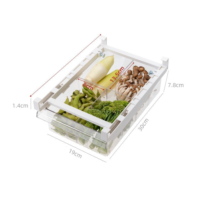 Adjustable Refrigerator Storage Drawer Organizer