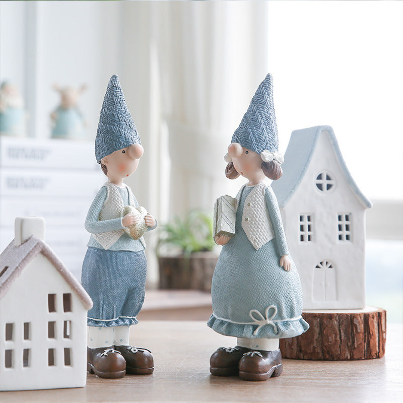 Charming Gnome Figurine Decor Set