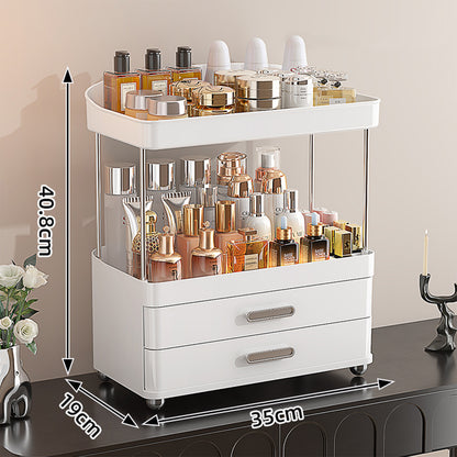 4-Tier Makeup & Skincare Organizer with Drawers